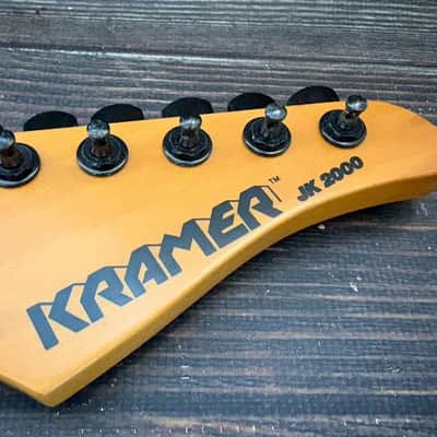 80s KRAMER JK2000 Pacer Head Neck Natural Head Maple Fingerboard image 6