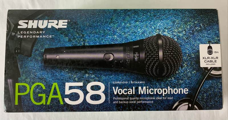 Shure PGA58-XLR 2023 - Present - Black image 1