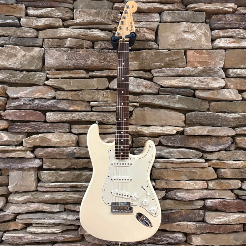 Fender American Standard Stratocaster with Rosewood Fretboard 2008 - Olympic White w/ OHSC image 1