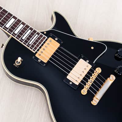 1989 Orville by Gibson Les Paul Custom LPC-EB Black Beauty w/ USA Bill Lawrence Humbuckers image 7