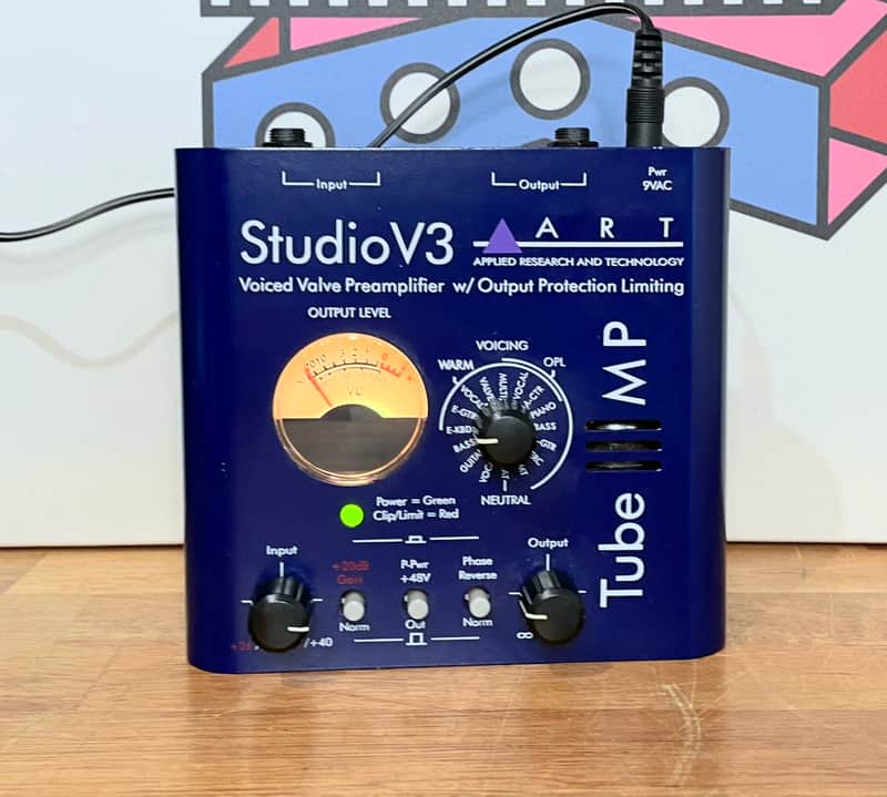 ART Tube MP Studio V3 Tube Microphone Preamp - Black image 1