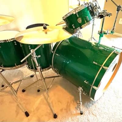 Truth Custom Drums 6 pc Green Sparkle image 23