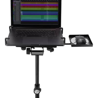 QuikLok LPH-004 Adjustable Laptop Tripod Stand w/Tilt+Pullout Mouse Tray image 6