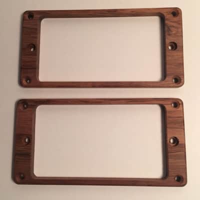 Guilford Genuine Koa pickup ring set for PRS guitar - Flat - Recessed Holes image 1
