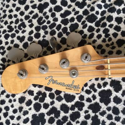 Left-handed Fernandes Burny Olds  from mid 1970s in Vintage Natural. image 8