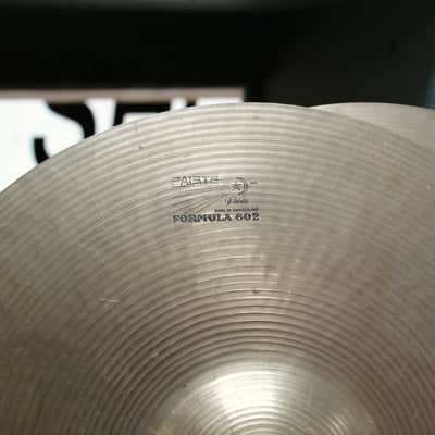 1960s Paiste 14" Formula 602 Hi-Hats 998/1038g - Cymbal Craftsman Modified image 5