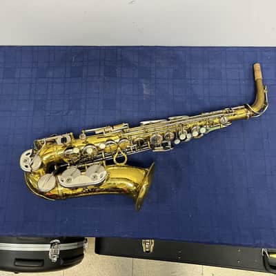 Vintage Martin Busine Alto Sax Saxophone with Original Case Made in the USA for Parts or Repair 1919 image 2
