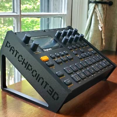 PatchPoint3D Elektron Digitakt I II Digitone I II Syntakt Tonverk Reversible Stand 30/60 Degree Black PLA