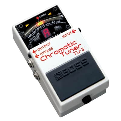 BOSS TU-3 Chromatic Tuner Pedal with Sharp 21-Segment LED Meter, Accu-Pitch Sign, Chromatic Mode, Guitar and Bass Modes image 2