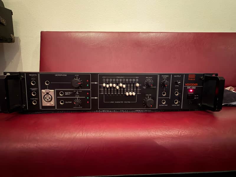 Roland SVC-350 Vocoder Plus Rackmount Analog Vocoder 1979 - 1986 - Black image 1