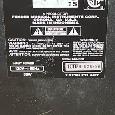 Fender Rumble 15 15-Watt 1x8" Bass Combo 2000s - Black image 6