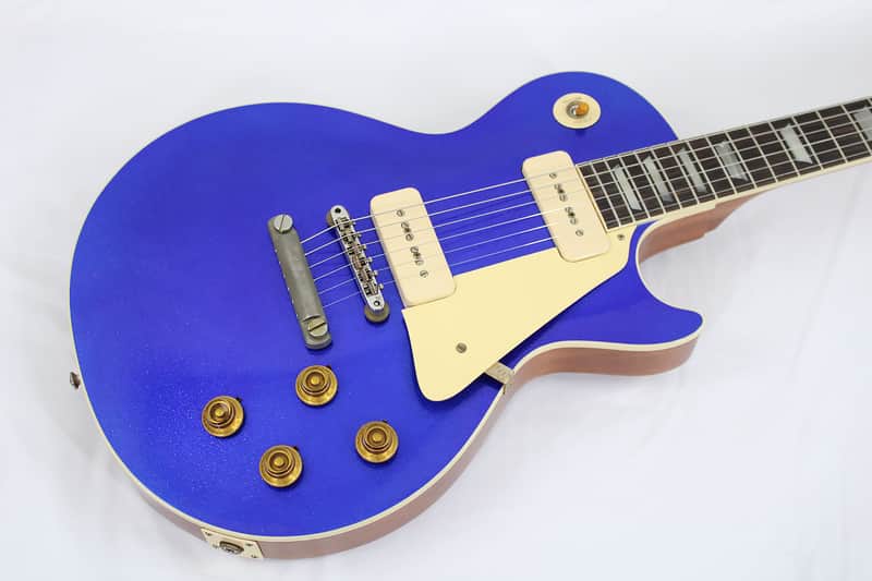 Gibson Custom Shop '56 Les Paul Standard Reissue  - Murphy Lab Light Aged - Blue Sparkle image 1