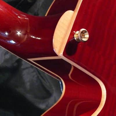 Peerless Lee Archtop Guitar w/ Fitted Case 2008 Ruby Red image 10