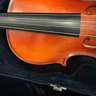 15" viola with case and bow. Made in Romania image 4