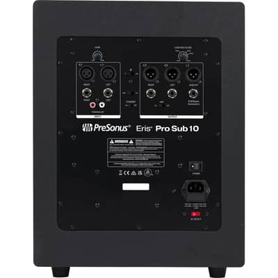 (2) PreSonus Eris Studio 5, PreSonus Eris Pro Sub 10 Subwoofer, (4) XLR Cables Bundle image 3