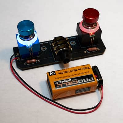 JMPGuitars 2 Button Grounding Switch PCB image 2