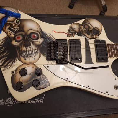 ESP Custom Shop Celebrity Artist Owned by Iron Maiden with Tour Flight Case + COA! Phoenix Firebird image 11