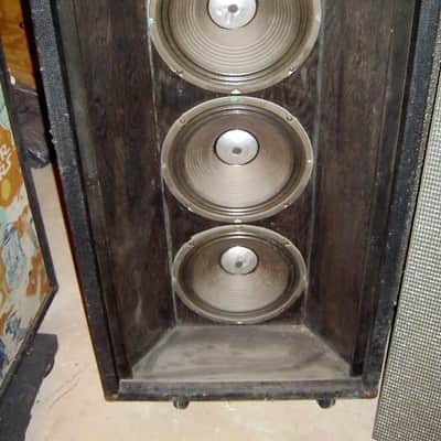 SUNN 312s Vintage Speaker Cabinet Early-Mid 1970's Black tolex image 2