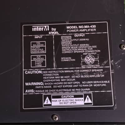 Inter-M MA-430 Power Amplifier image 7