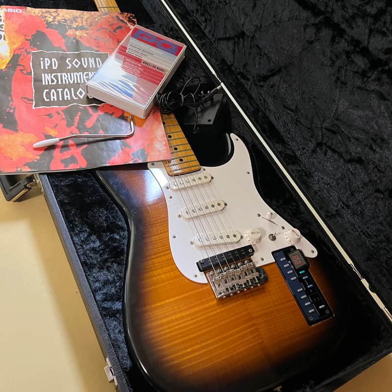 Casio PG-300 MIDI Guitar MIJ 1980s w/ Sound Card Rom, OHSC, Manual image 1