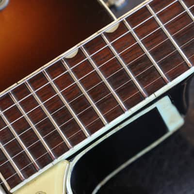 1962 Gretsch G6117 Double Anniversary Electric Guitar Sunburst + HSC image 8