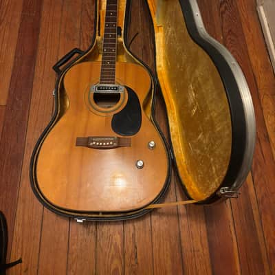 Rare - F.A.M.E. - 747 Chet Atkins Acoustic Electric - OG Case - Project / Repair image 16