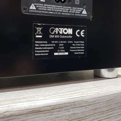 Canton DM 900 Rare Vintage Active Subwoofer Tested Working 200W Closed Warranty image 15