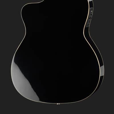 Folk Instruments CE 4/4 Guitar Black with Fishman Pickup image 4