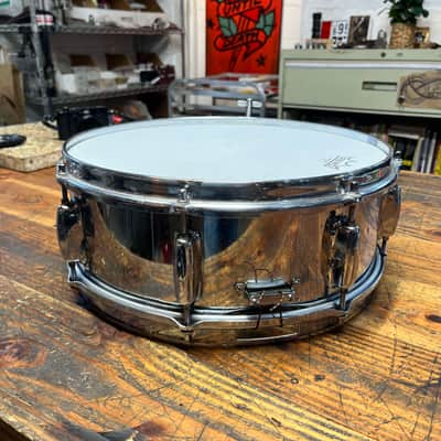 Slingerland 5x14" 8-Lug Chrome Over Steel Snare Drum image 8