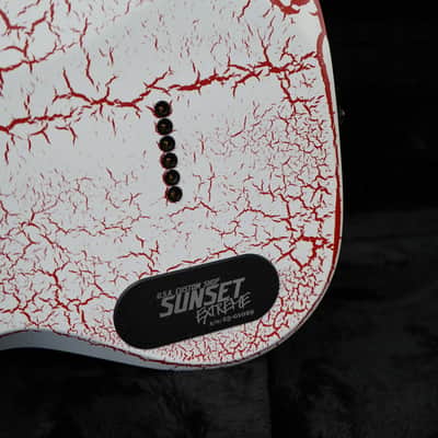 Schecter USA Custom Shop Sunset Extreme-6 Blood Crackle 6-String Electric Guitar w/ Case (2025) image 8