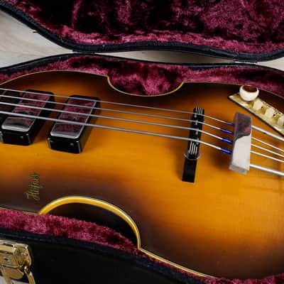 Hofner 500/1 ’61 Cavern Bass 2000 Sunburst Made in Germany Paul McCartney Style Reissue w/ Hard Case image 2