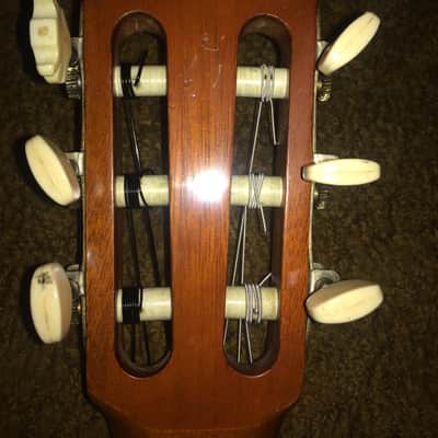 Yamaha G 100 A Classical Guitar 70's Natural Nippon Gakki image 6
