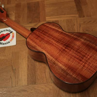 Kamaka HF 2D2I 100 Custom Slot head Concert Ukulele with Paua Shell Binding #3217 2016 Gloss Finish image 5