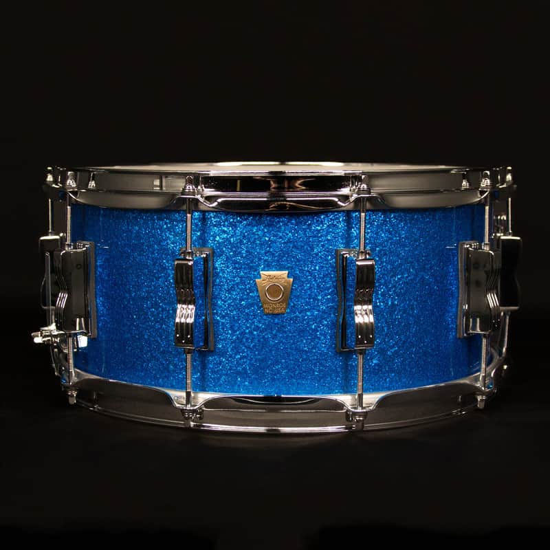 Ludwig 6.5" x 14" Classic Maple Snare Drum, Blue Sparkle image 1