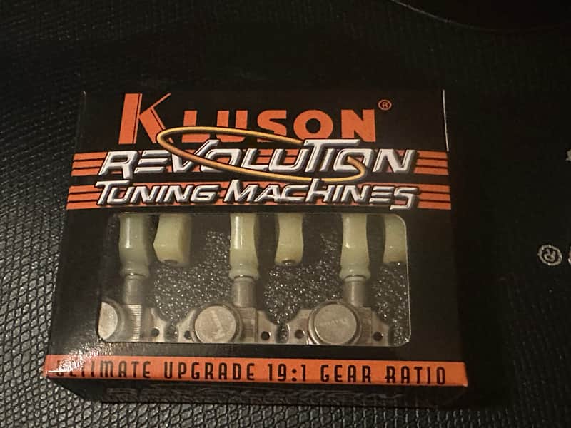 Kluson Locking Revolution Nickel 19:1 tuners 3+3 Gibson