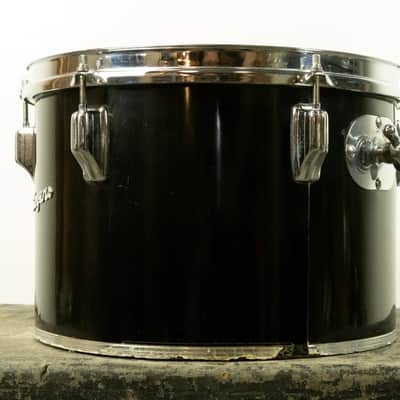 1970s Rogers 9x13 Jet Black Pearl Concert Tom image 2