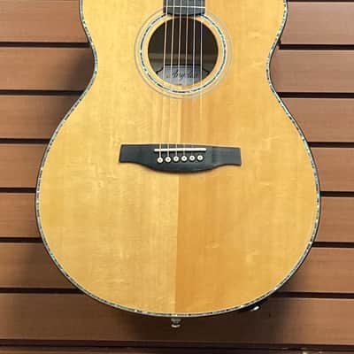 PRS SE A50 Angelus in Natural with Black Gold Burst w/Case image 2