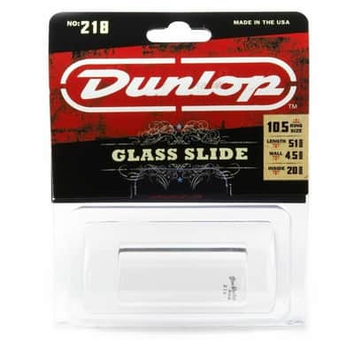 Dunlop 218 Tempered Glass Guitar Slide, Heavy Wall Thickness, Medium Short image 4