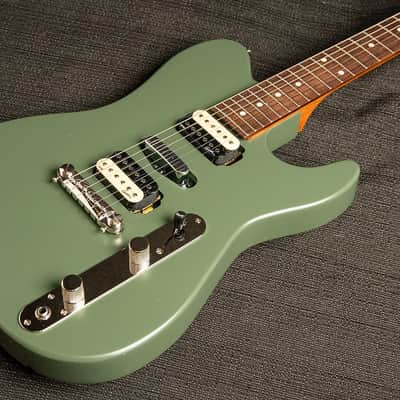 Godin Radium RN SF Matte Green 2025 Electric Guitar w/Deluxe Gig Bag image 3