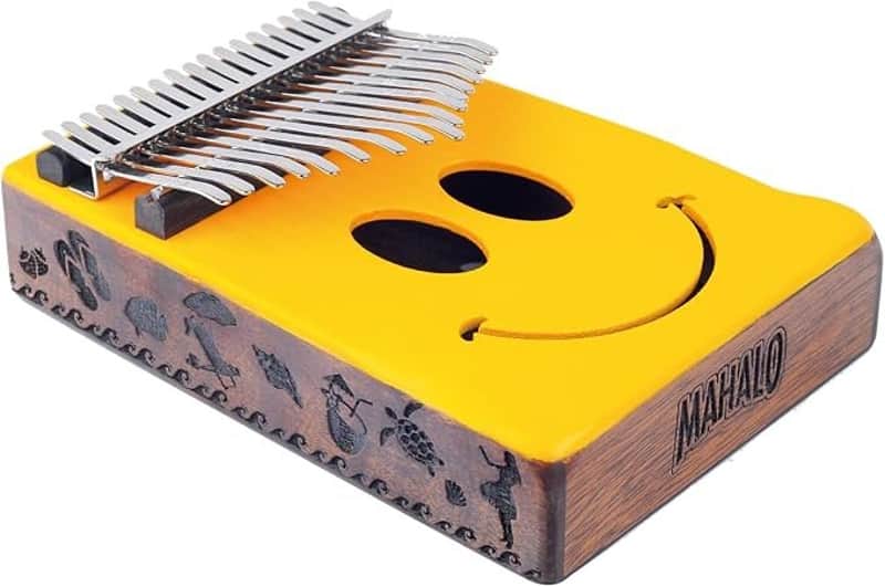 Mahalo 17-Key Smile Kalimba With Bag & Tuning Hammer MKA17SM image 1