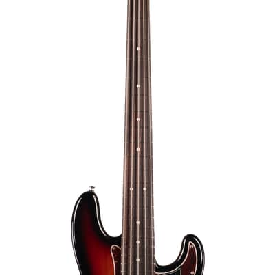 Fender American Professional II Precision Bass V 5-String 3-Color Sunburst (186) image 6