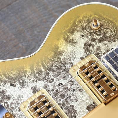 MINTY! 2024 Gretsch Limited Edition G6134-TG Electric Guitar Gold Paisley Penguin + COA OHSC image 8