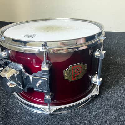 Premier Signia 12x8" Rack Tom - Cherry Wood Red image 4
