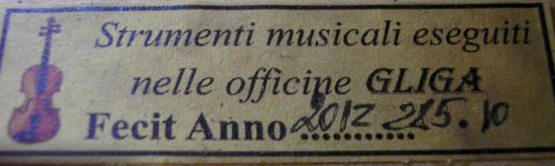 4/4 Violin Strumenti musicali eseguiti nelle officine GLIGA | Reverb