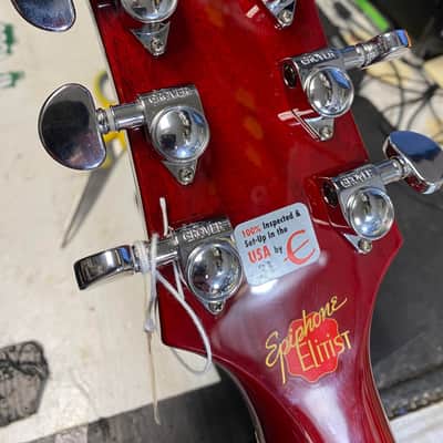 Epiphone Elitist Les Paul 2007 - Amber Burst - Hardshell Case Included image 8