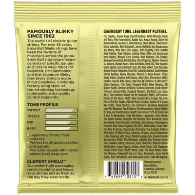 Ernie Ball Mammoth Slinky Nickel Wound Electric Guitar Strings 12-62 image 2