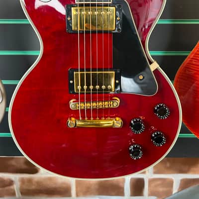 Gibson Les Paul Custom Wine Red 2004 Electric Guitar image 4