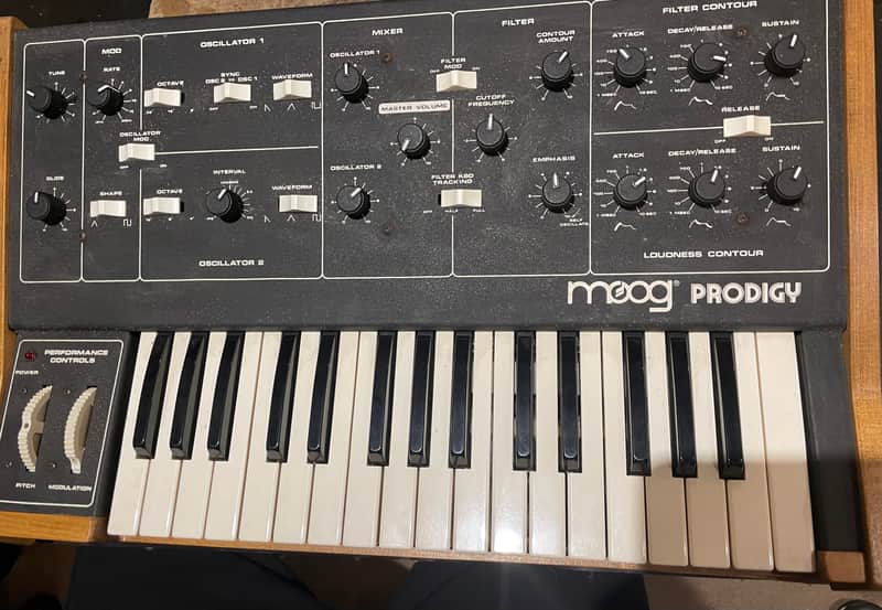 Moog Prodigy 32-Key Monophonic Analog Synthesizer 1979 - 1984 - Black image 1