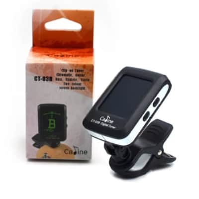 Caline CT-03B X 3 Guitar Clip-On Tuners Electronic with Digital LCD display, Black image 3