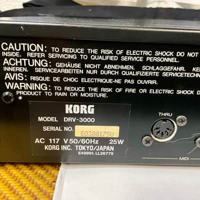 Korg DRV-3000 Dual Digital Effect Processor image 4